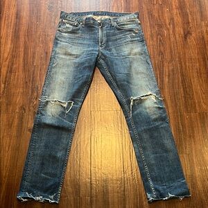 Citizens of Humanity Men's Distressed Blue Jeans size 34/32